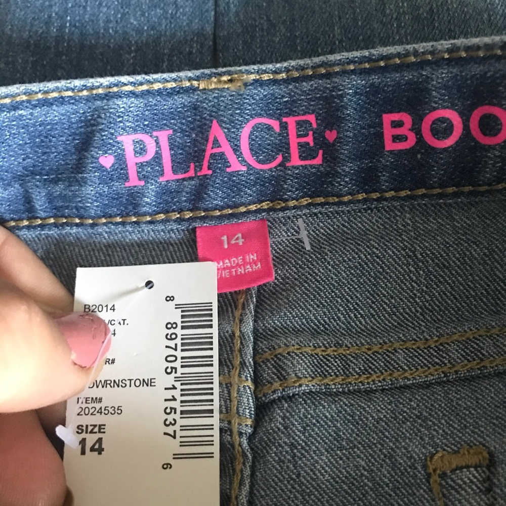 NWT Children’s Place Jeans Girls 14 Bootcut - Picture 2 of 7